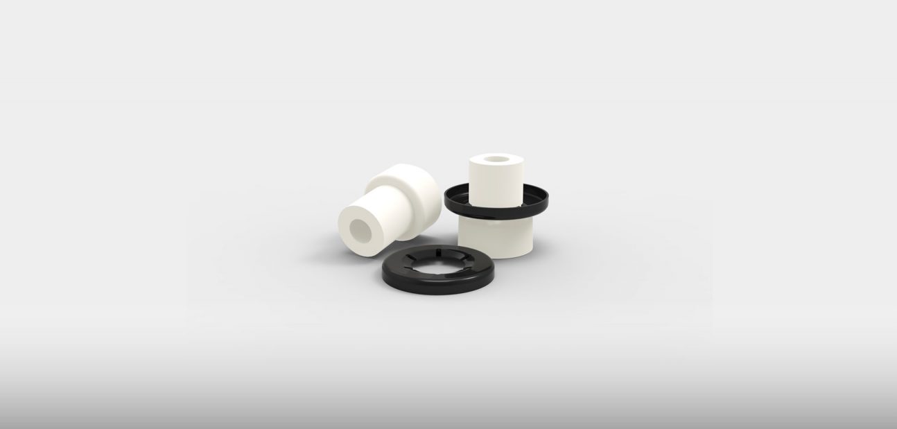 Ceramic Grommet and Starlock Fastner Set