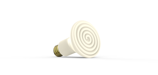 Ceramic Infrared Edison Screw Bulb from Ceramicx